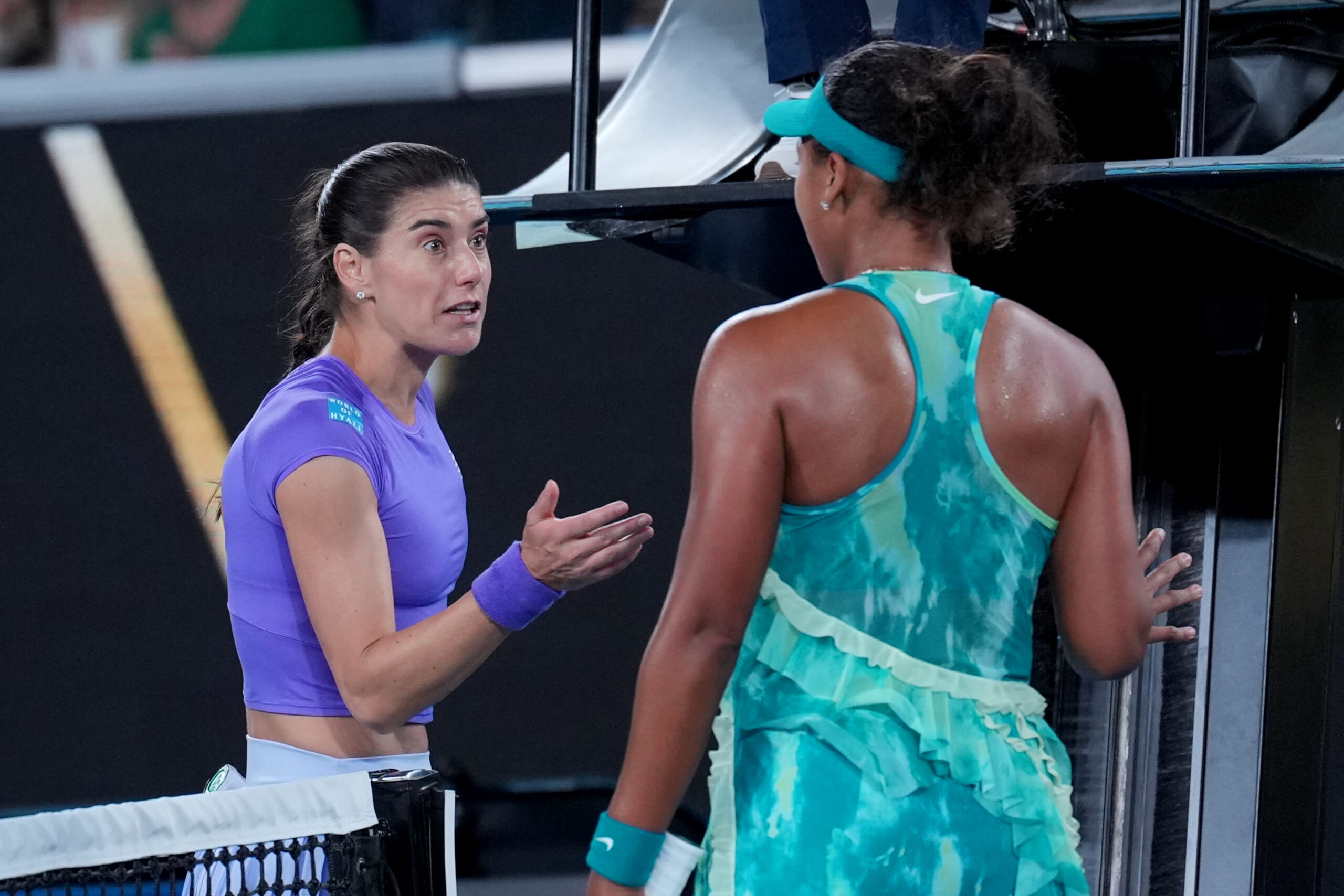 Naomi Osaka ‘confused’ as testy exchange sours Australian Open win