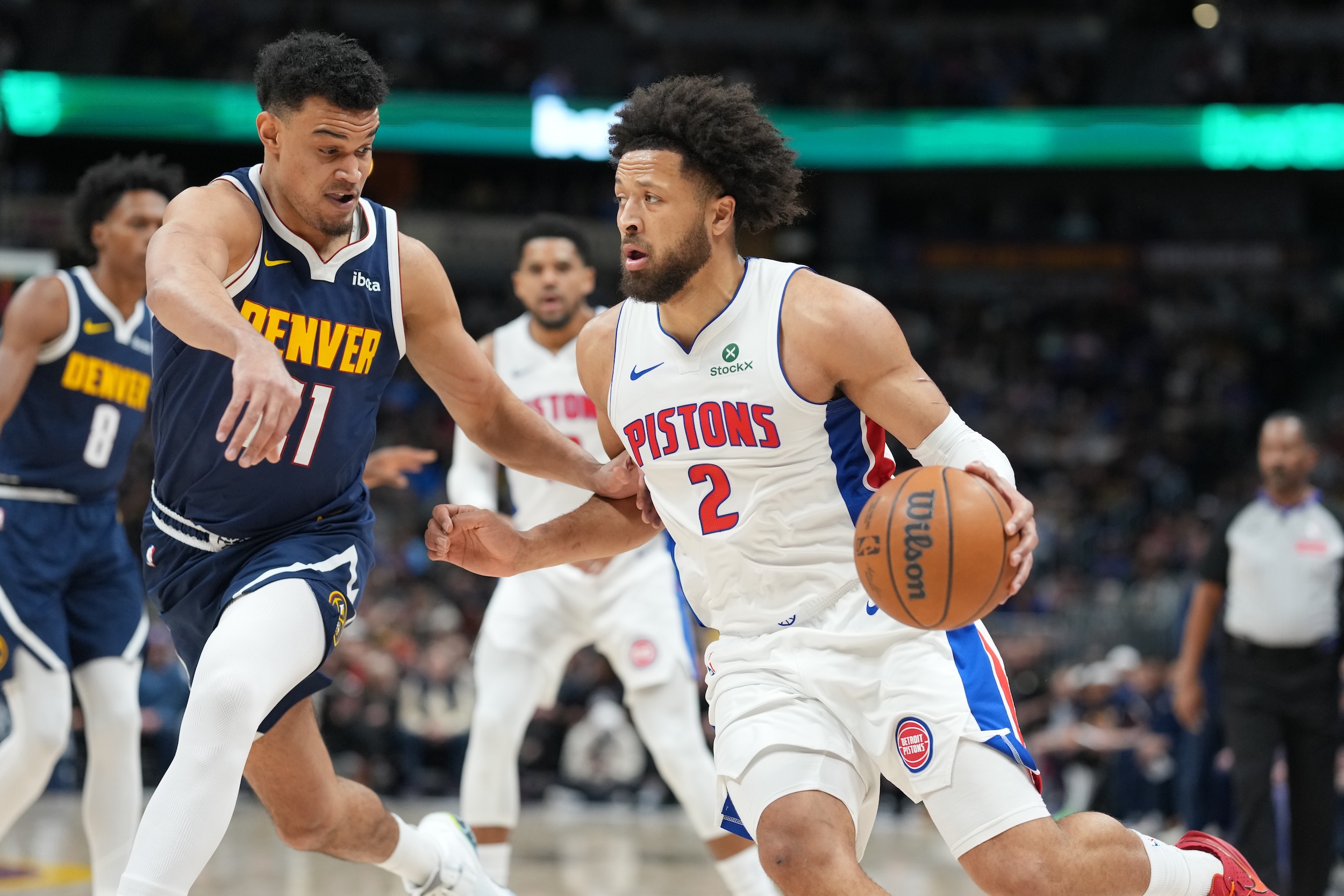 NBA: Tobias Harris, Cade Cunningham help Pistons hold off Nuggets