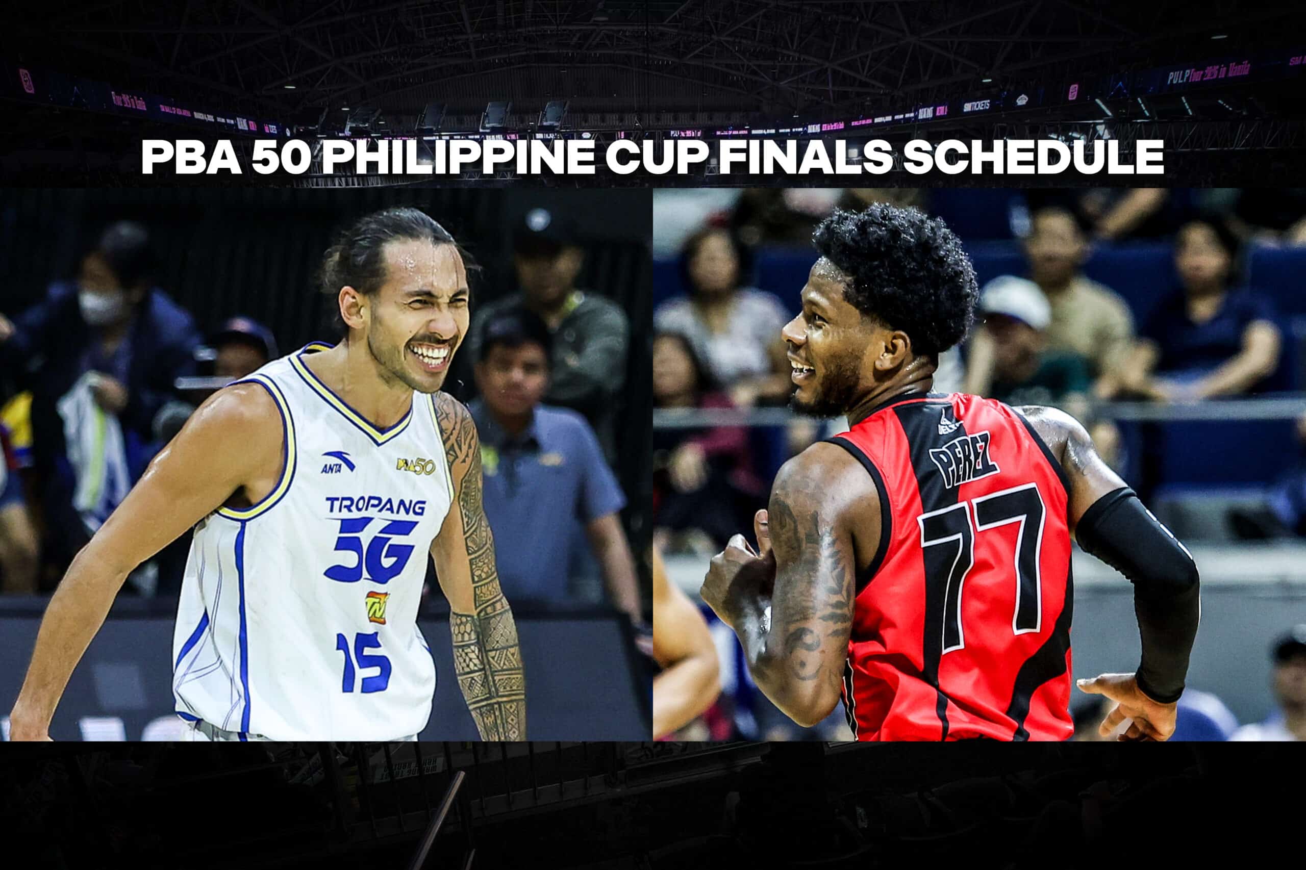 SCHEDULE: PBA Season 50 Philippine Cup Finals