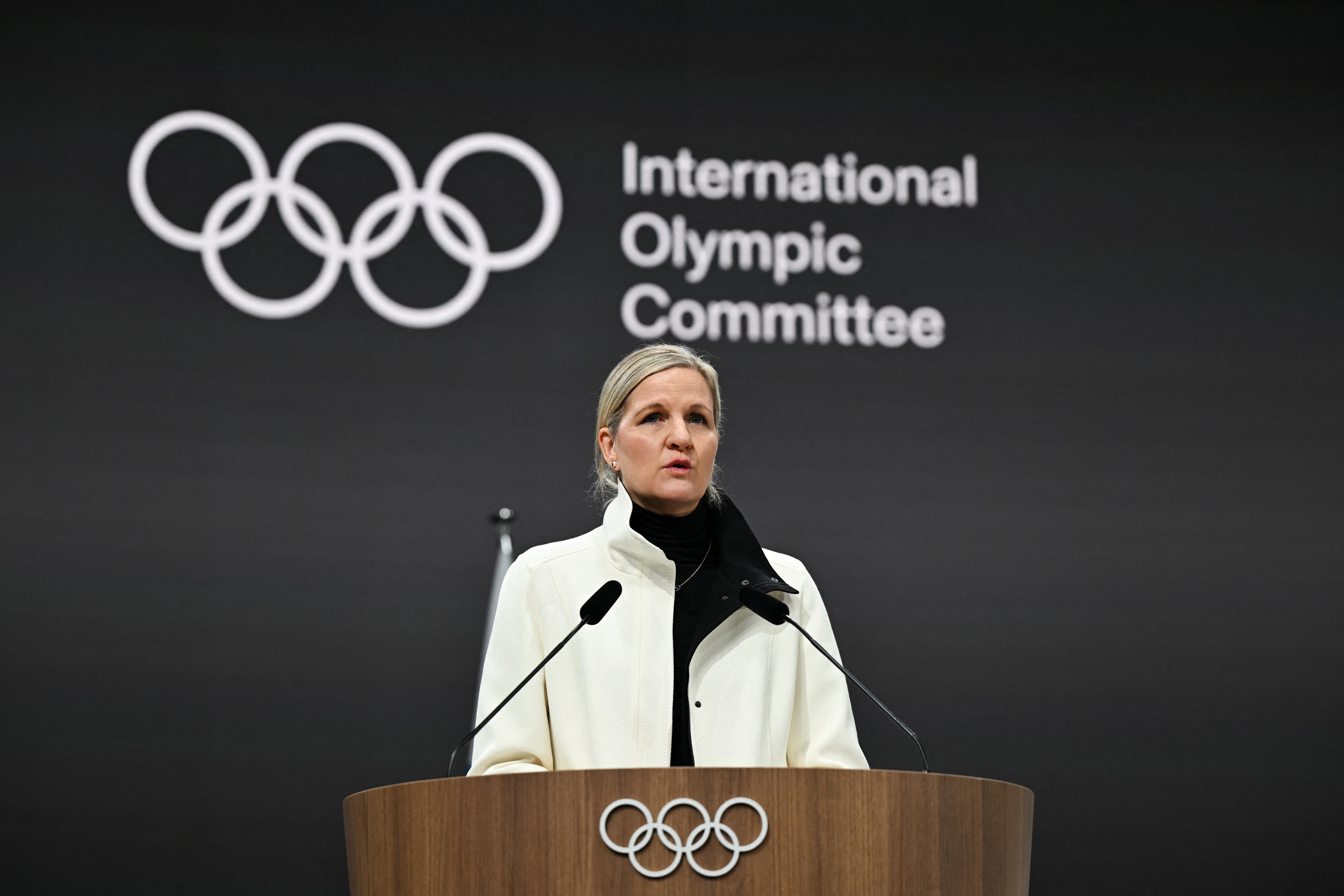 IOC chief Kirsty Coventry calls for focus on sport, not politics
