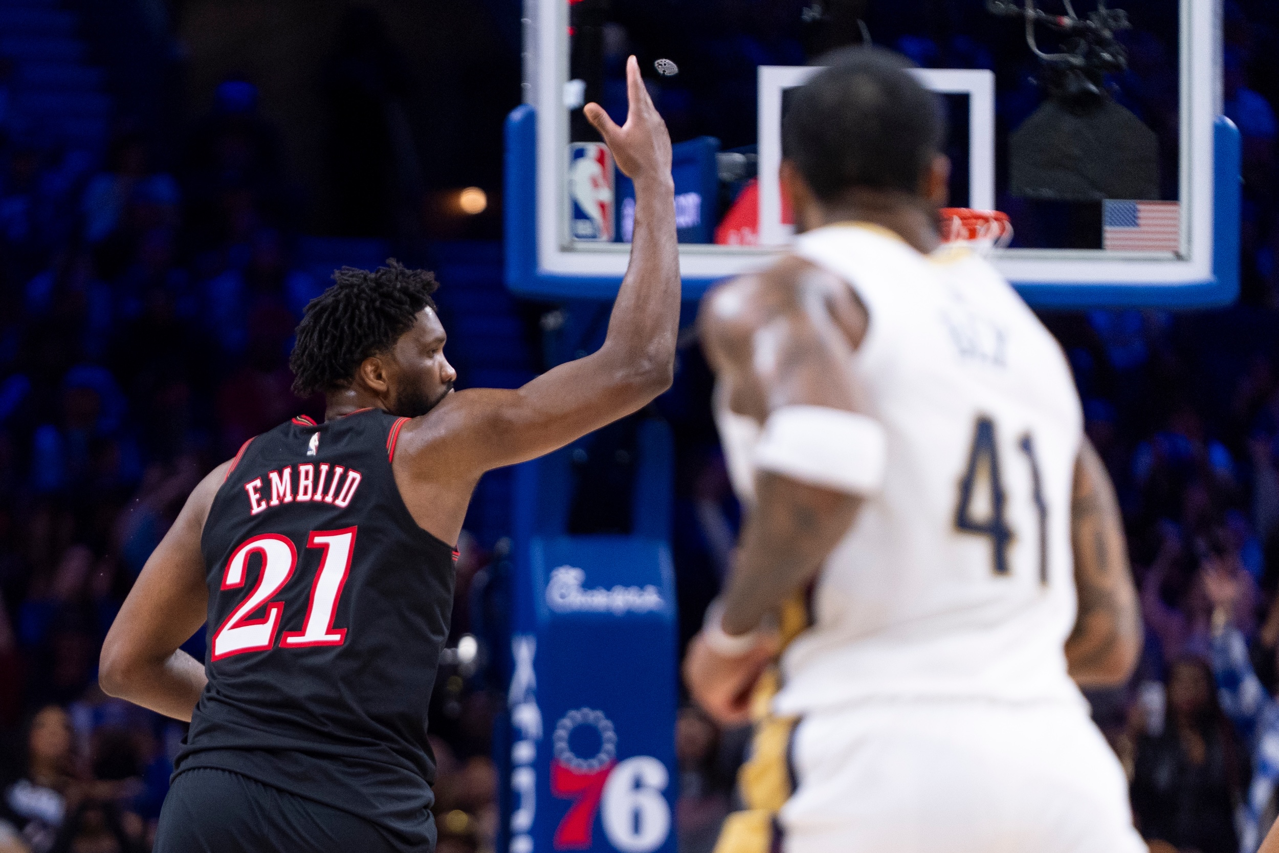 NBA: Joel Embiid’s 40 points power 76ers past Pelicans