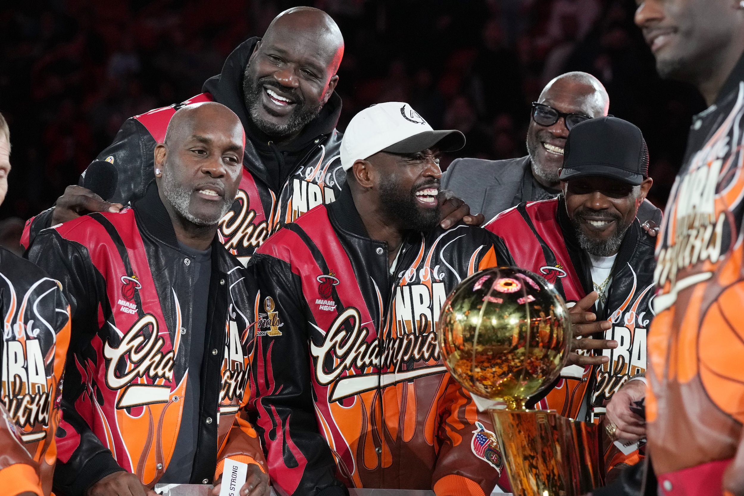 Shaq calls 2006 title favorite as Miami Heat celebrate 20th anniversary