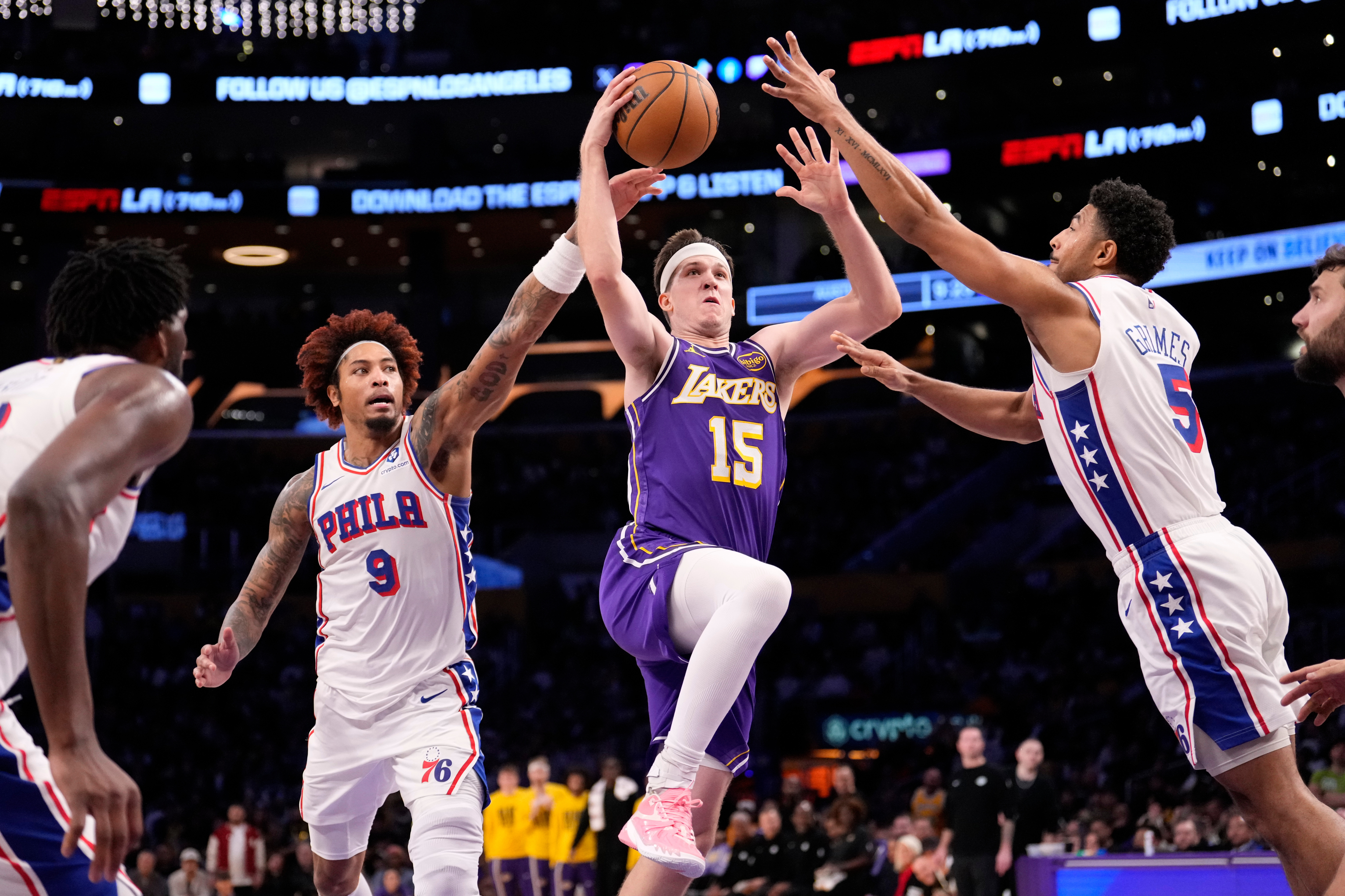 NBA: Austin Reaves scores 35 as Lakers overcome Sixers