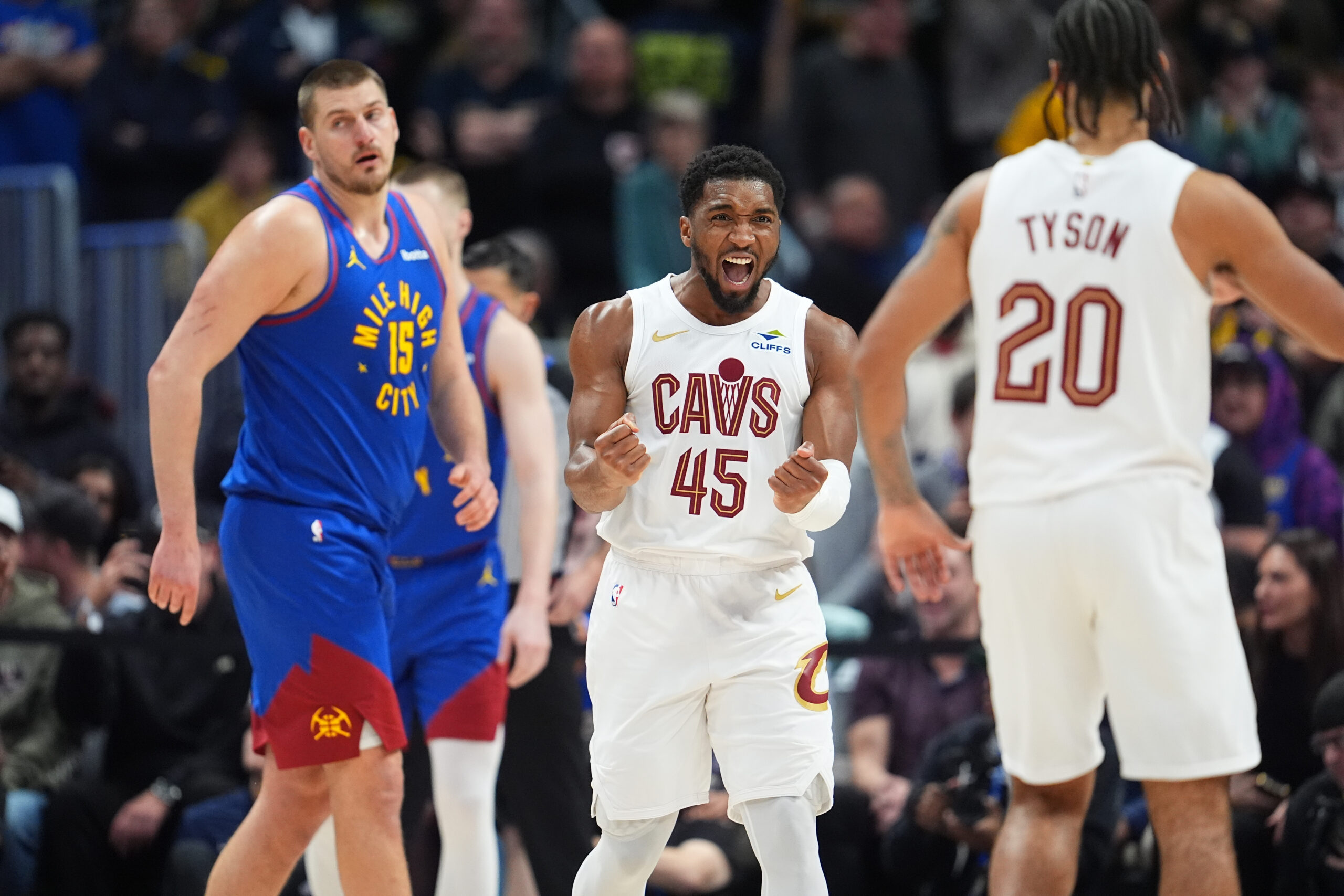 NBA: Donovan Mitchell, Harden push Cavaliers past Nuggets