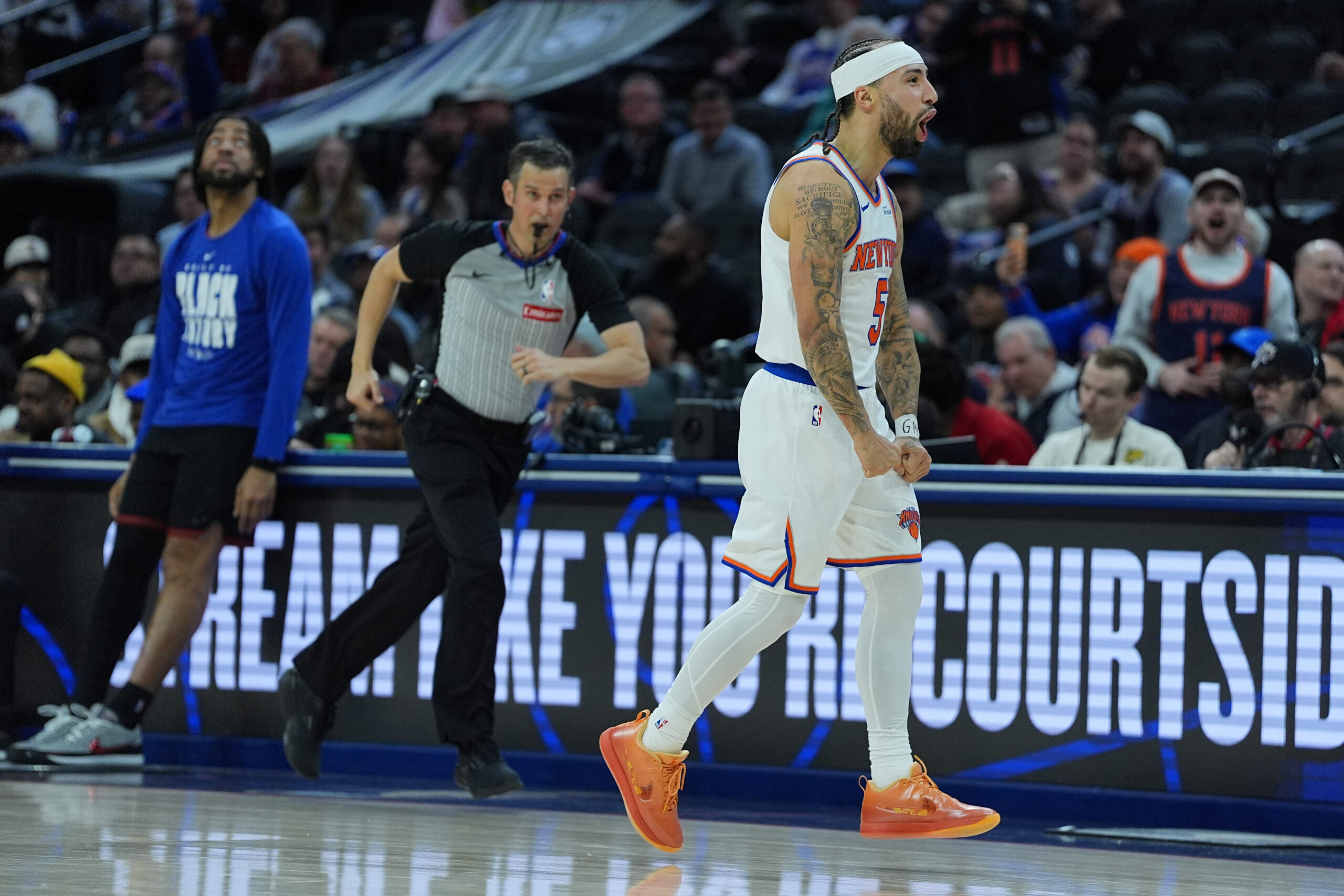 NBA: Jose Alvarado, Mikal Bridges pace Knicks to rout of 76ers