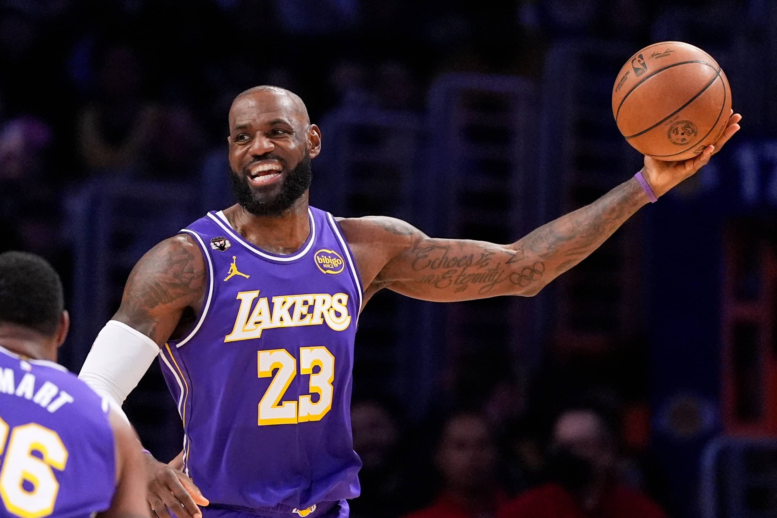 LeBron James becomes oldest player to have a triple-double in NBA