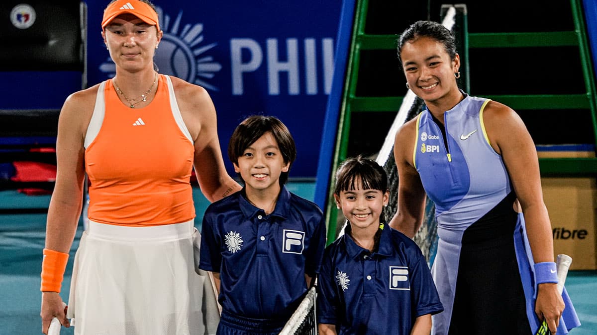 Young tennis ace finds inspiration as Eala usher