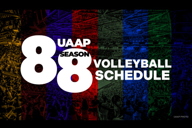 SCHEDULE: UAAP Season 88 volleyball tournament - first round