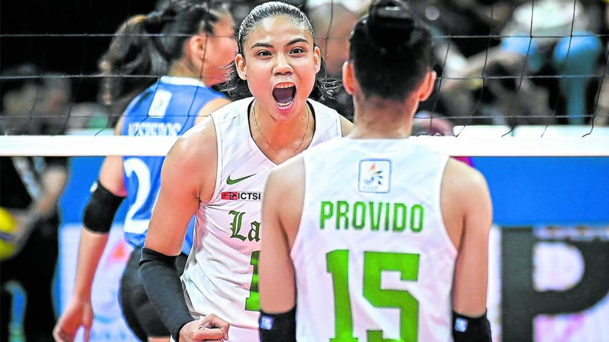 Lady Spikers work harder against lightweight Eagles before staying unbeaten