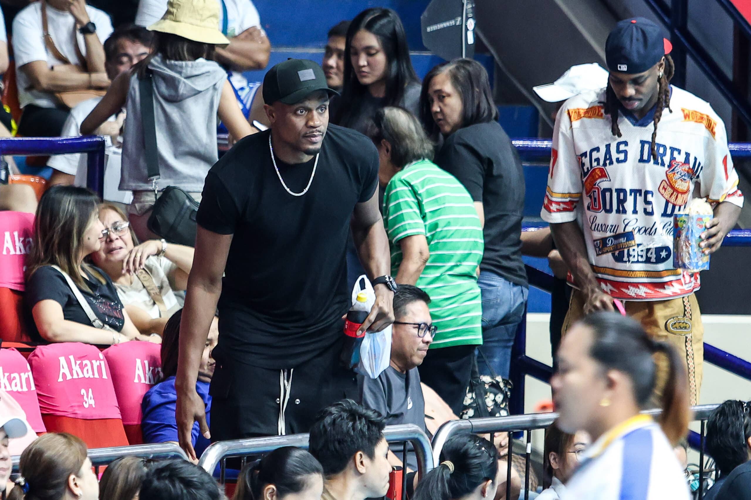 Justin Brownlee enjoys PVL game after Gilas Pilipinas stint