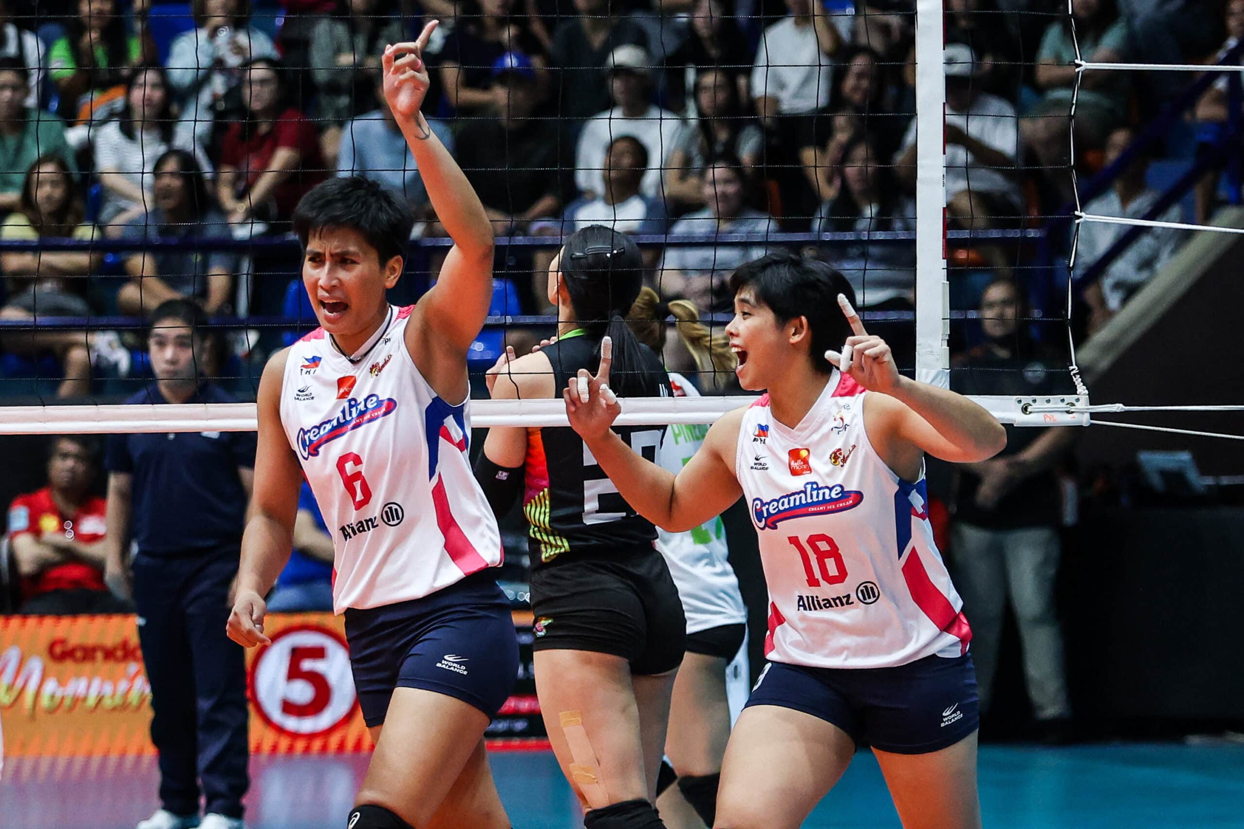 PVL: Creamline holds off Brooke Van Sickle, Nxled