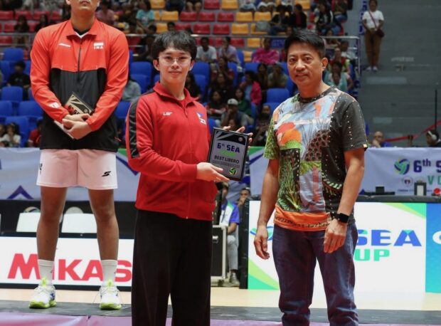 Alas Pilipinas' Josh Ybañez wins Best Libero anew in SEA V Cup