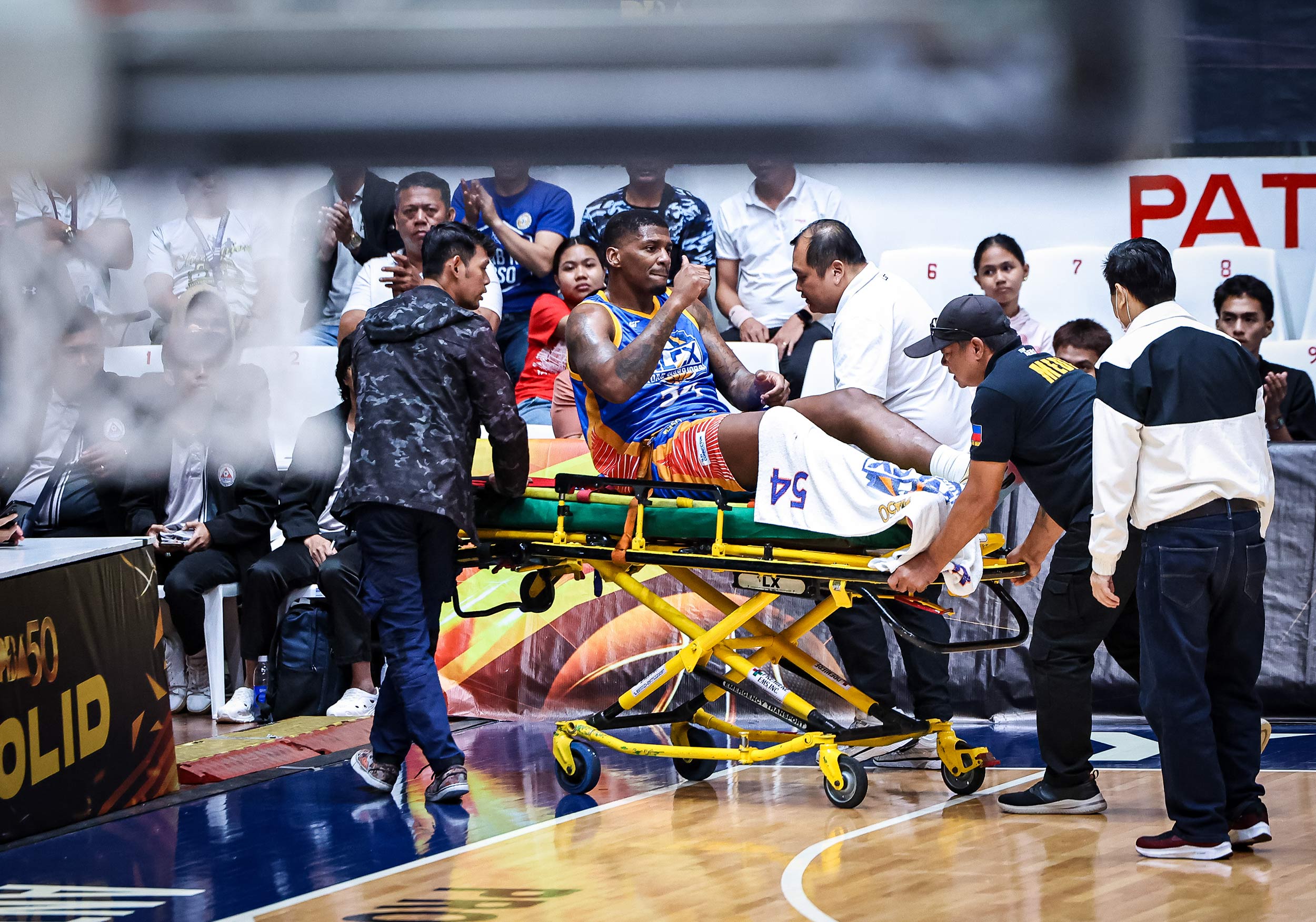 PBA: DeQuan Jones suffers gruesome leg injury during NLEX-TNT game