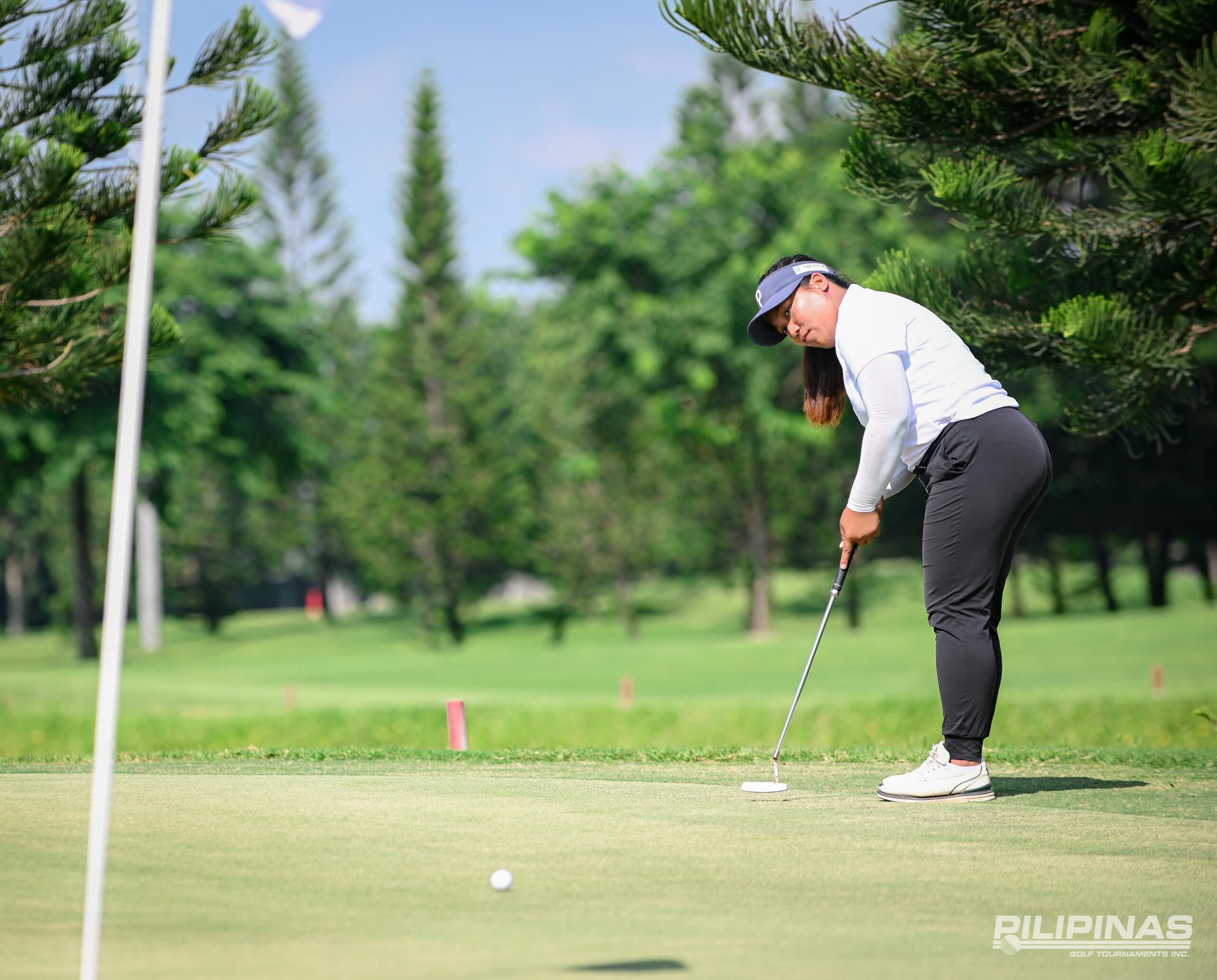 Yvon Bisera shooting for two birds at LPGT Summit Point stop
