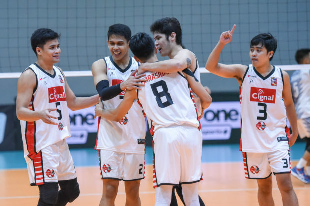 Spikers’ Turf: Cignal ousts Navy, sets up finals duel vs NU-Sta. Elena