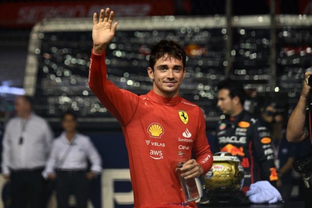 F1: Leclerc places Ferrari on pole in Singapore Grand Prix as Verstappen abandons quick lap