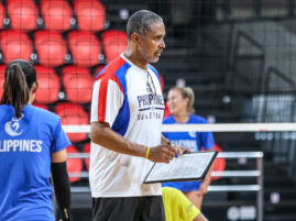 Philippine women's national volleyball team coach Jorge Souza de Brito