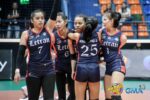 The Letran Lady Knights in the NCAA Season 99 women's volleyball tournament.