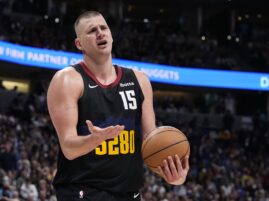 Denver Nuggets center Nikola Jokic NBA brother altercation punch fan