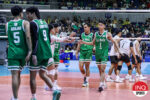 La Salle Green Spikers' JM Ronquillo in a UAAP Season 86 men's volleyball tournament.