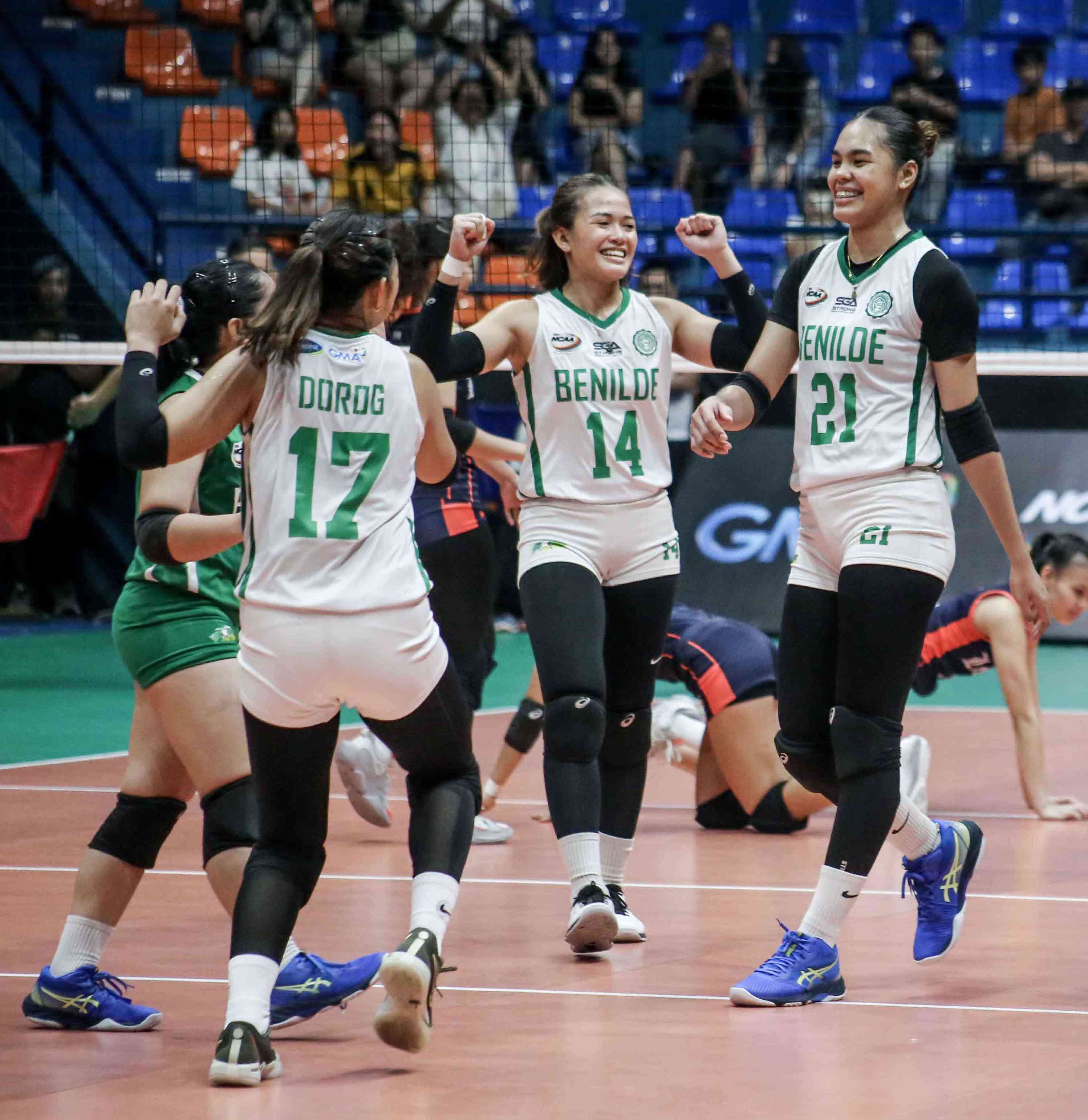 St. Benilde inches closer to another unchallenged reign; Perpetual triumphs