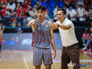 Lyceum Pirates' Jonathan Daileg during an NCAA Season 100 men’s basketball tournament.