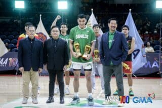 St. Benilde Blazers Allen Liwag is the NCAA Season 100 men's basketball tournament MVP.